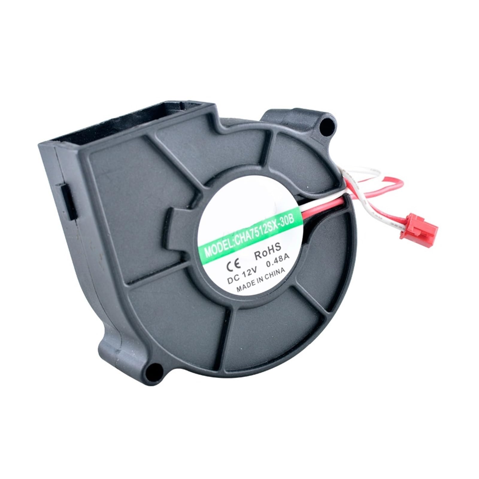 Ventilateur 75mm DC12V 0.48A CHA7512SX-30B pour purificateur et humidificateur air