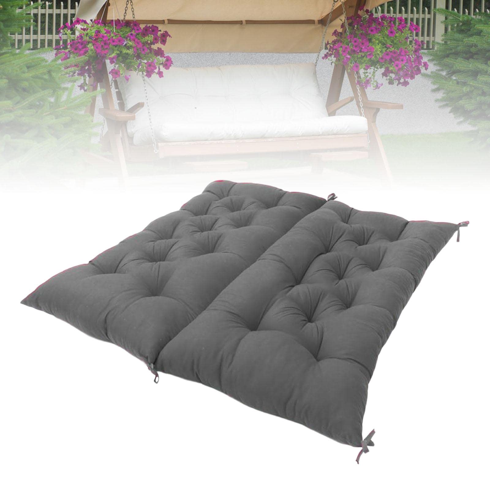 Swing Cushion Hanging Hammock Chair Cushion Pad for Indoor Outdoor Dark Grey | Home & Garden | Yard, Garden & Outdoor Living | Patio & Garden Furniture | Cushions & Pads-image-42
