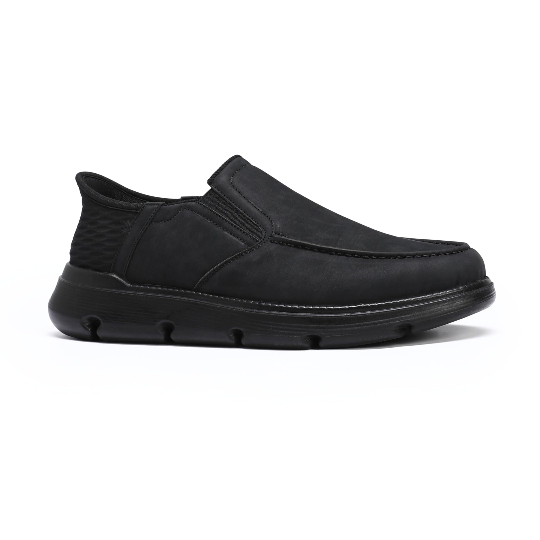 Allthemen Mocassini da Uomo Confortevole Scarpe Casual Senza Lacci Eleganti Penny Loafers EasyTop Brogues