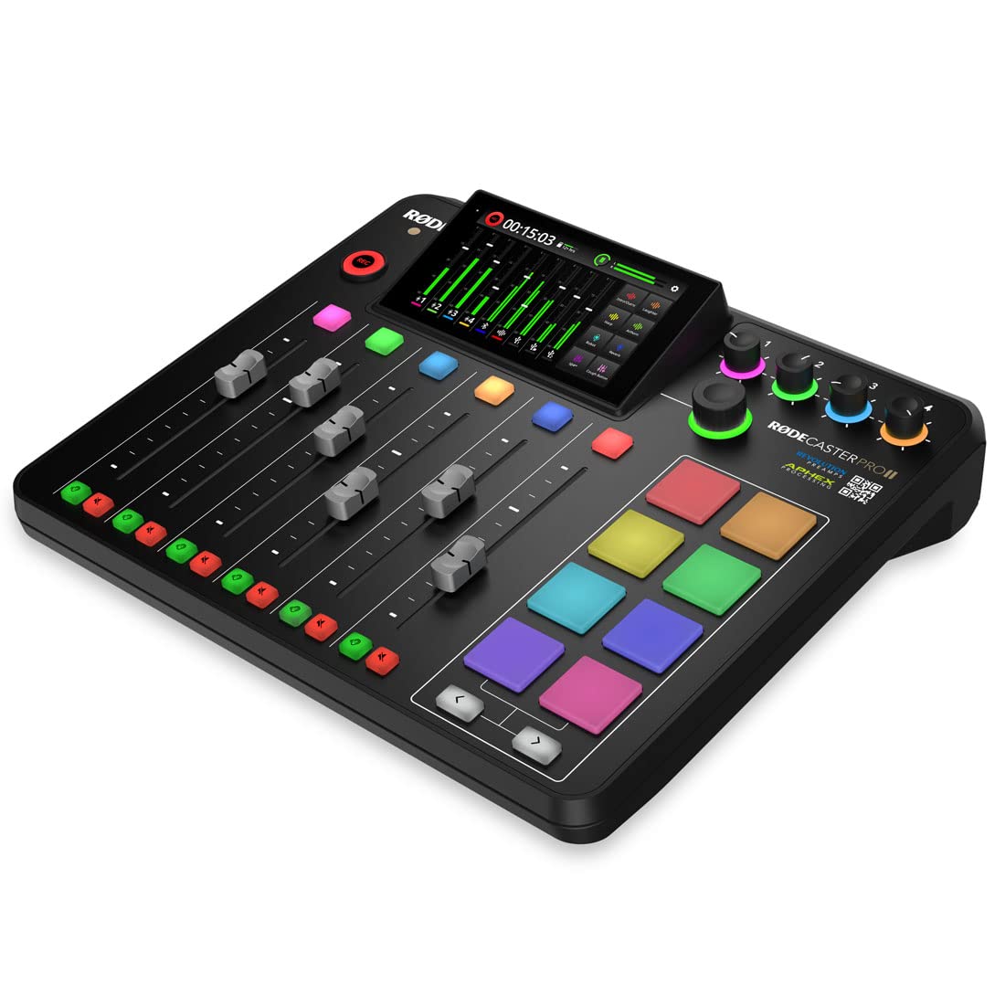 Rode Rodecaster Pro II Podcast Station Mischpult + keepdrum Kopfhörer