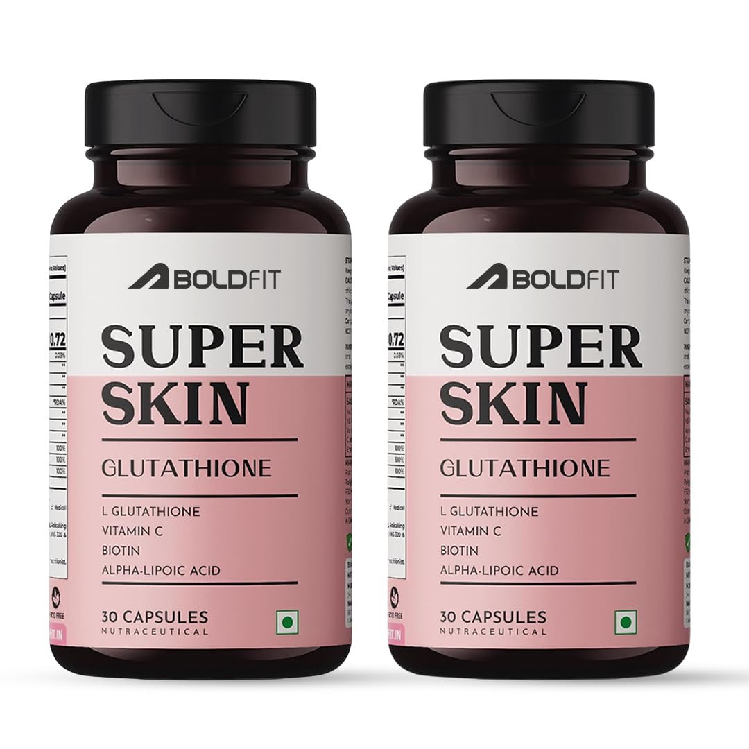 Boldfit L- Glutathione 400Mg Tablets With Vitamin C, E, Biotin & Grape Seed Extract, Antioxidant Supplements For Immune Support, Healthy Skin & Liver Detox (pack of 2)- 60 Capsules-picture-12