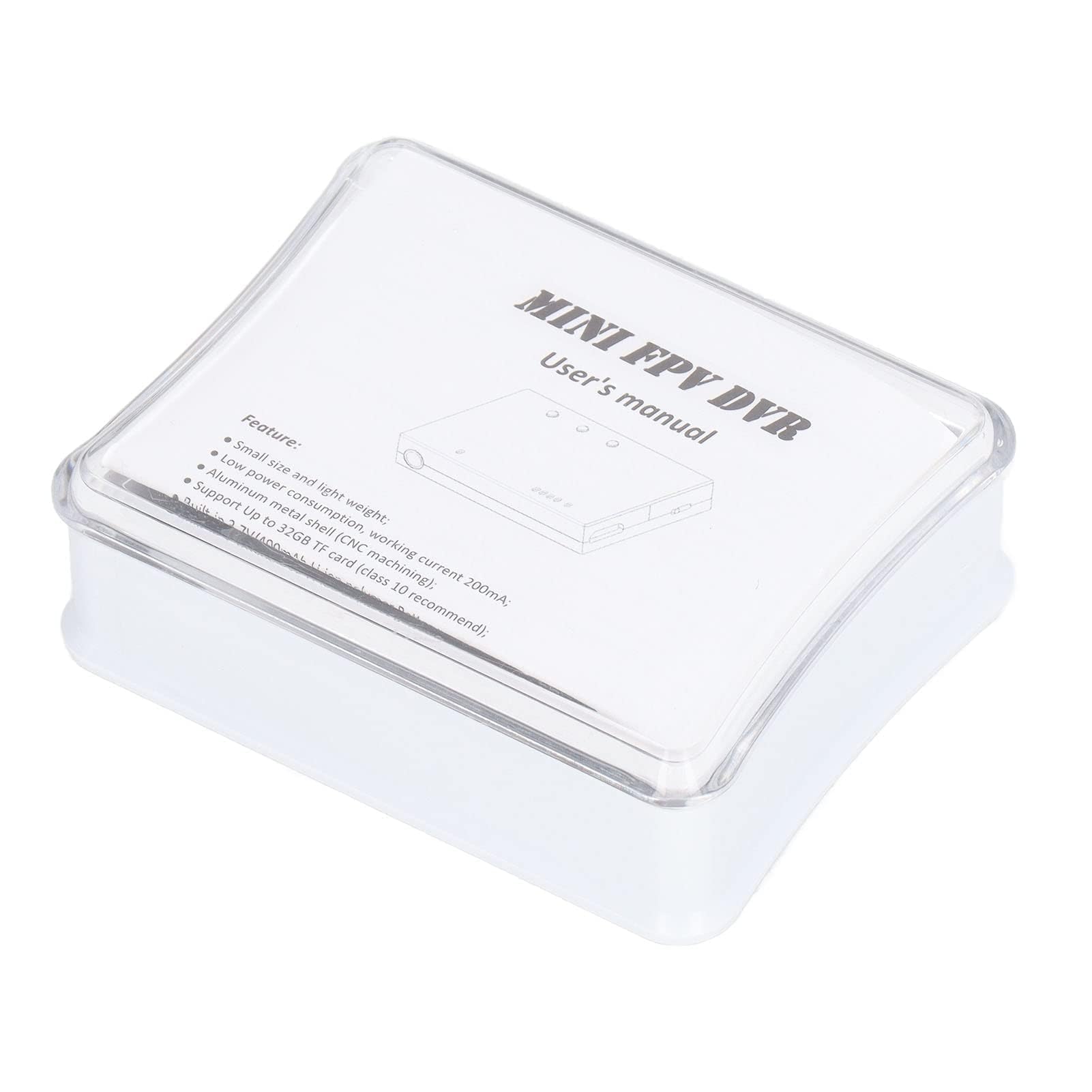 Qcwwy Mini FPV DVR -Modul Mini Digital Video Recorder DVR Recorder mit NTSC PAL Switchable 32 GB Support 11 Sprachmenü für FPV -Drohnen RC Modell