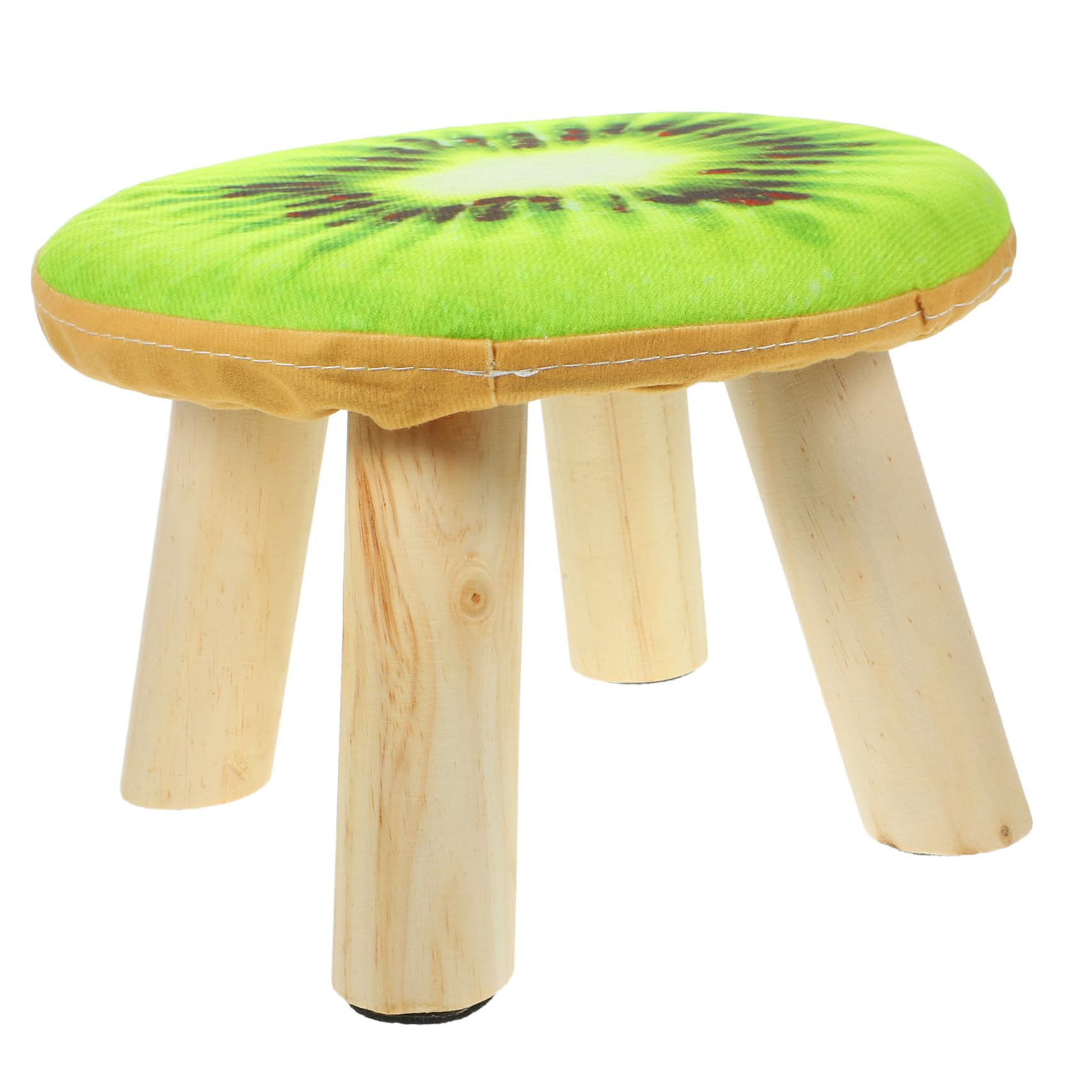 HOODANCOS Small Stool for Home Use Cute Round Design Lightweight Comfortable Low Stool for Changing Shoes Boys and Girls Room and Living Room Decor