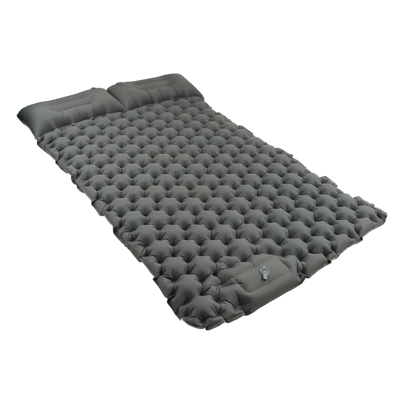 Camping Isomatte wasserdichte Nylon Ergonomische Fußpresse Aufblasmatte