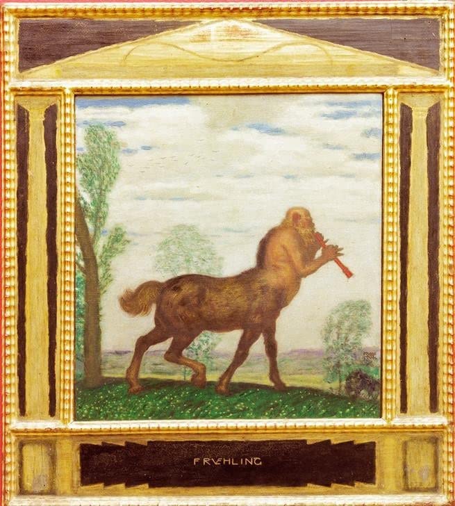 Art Tableau Spring par Von Stuck Toile pour Habiller un Mur Vide