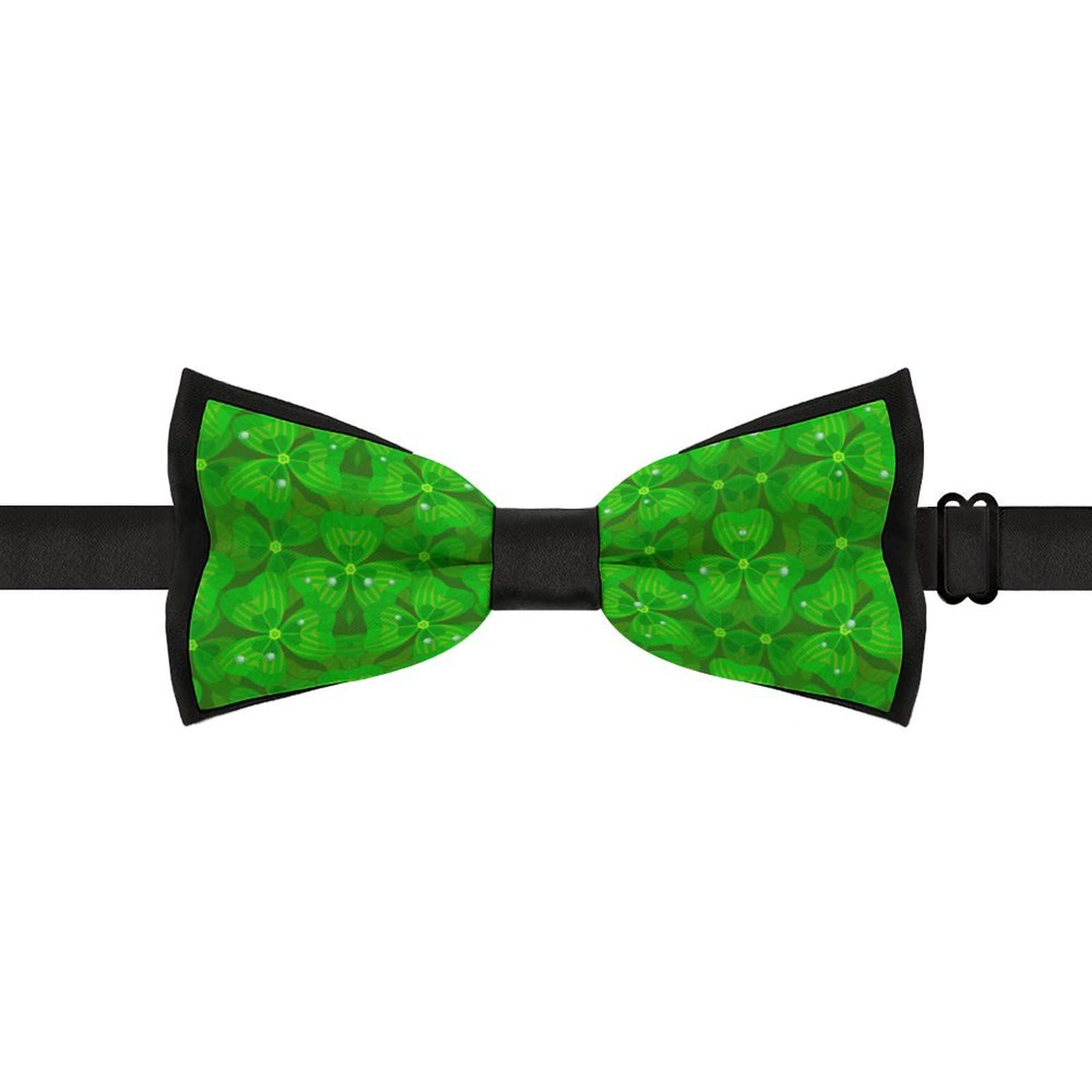 GoasNei Happy St. Patrick's Day 2023 Bow Tie for Men Adjustable Necktie Funny Tie Neck Ties for Weddings Party
