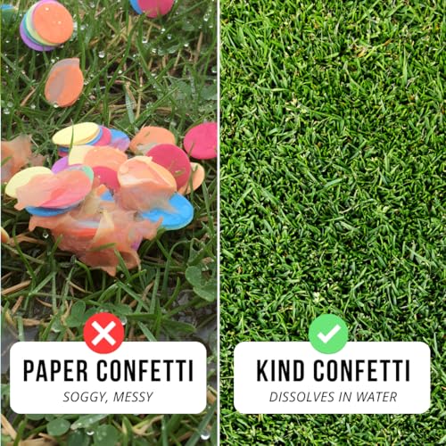 Image of White Rice Paper Wedding Confetti for Flower Girl Basket, Confetti Cannon Filler (Multi)