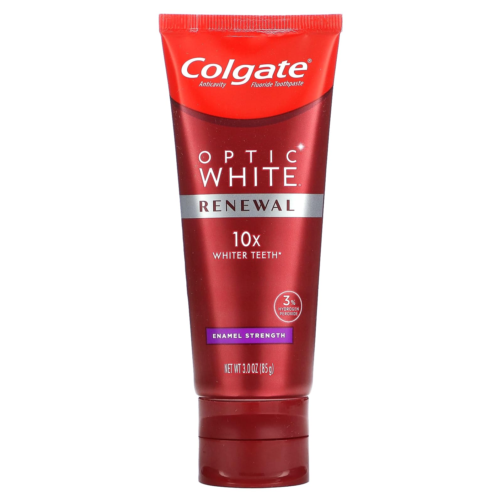 Optic White Renewal Enamel Strength Teeth Whitening Toothpaste, 3 Oz