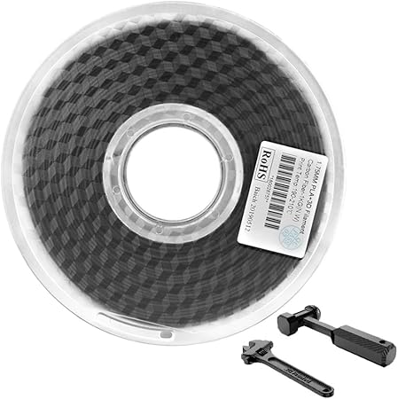 review FARUTA 3D Printing Filament, PLA Filament 1.75mm, Carbon Fiber 1kg, Suitable for 3D Printer and 3D Printing Pen