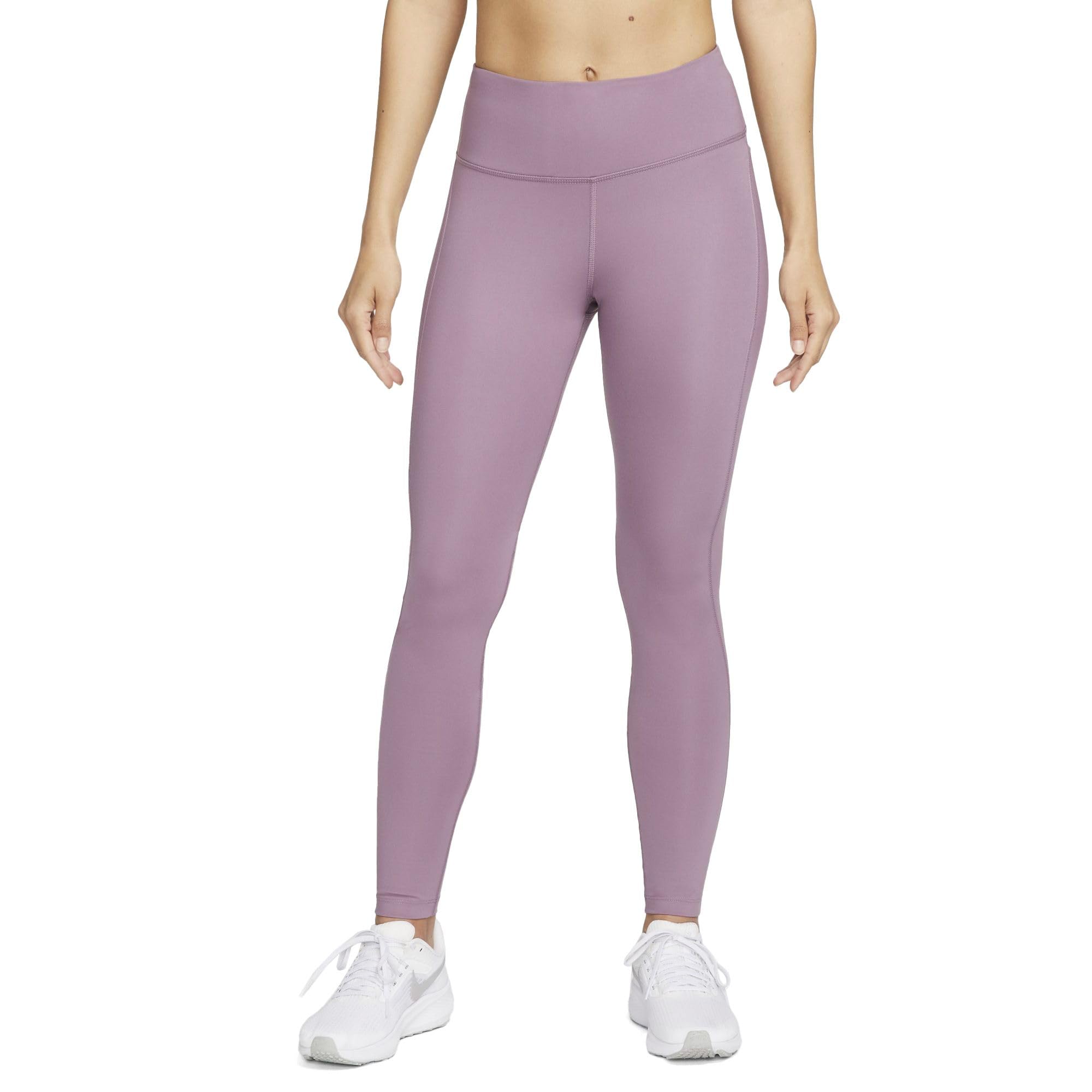 Nike Women's Leggings W Nk Df Fast Tght XXL Violet Dust/Reflective Silv