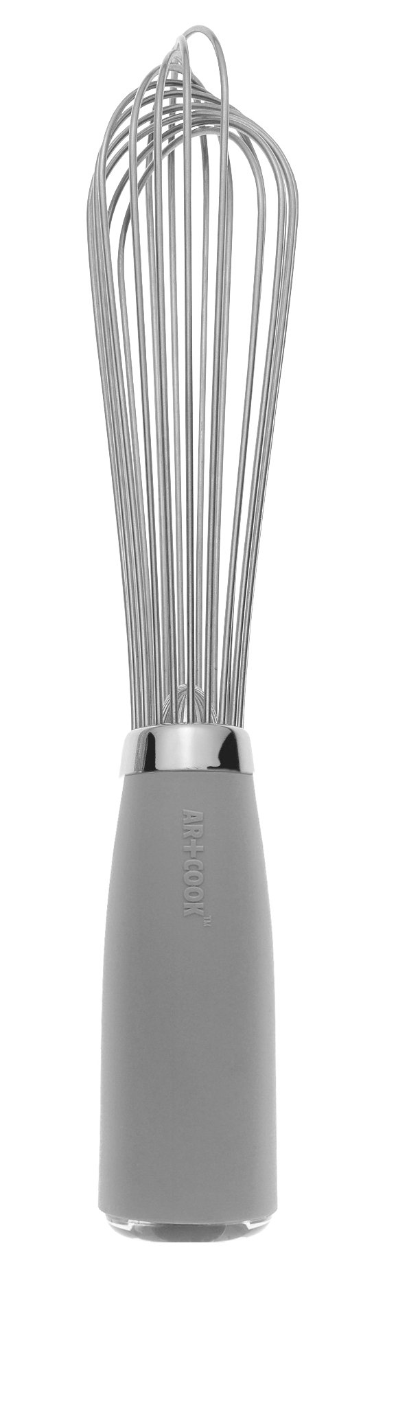 Art and Cook Mini Cooking Whisk Zinc Positive Collection, Charcoal