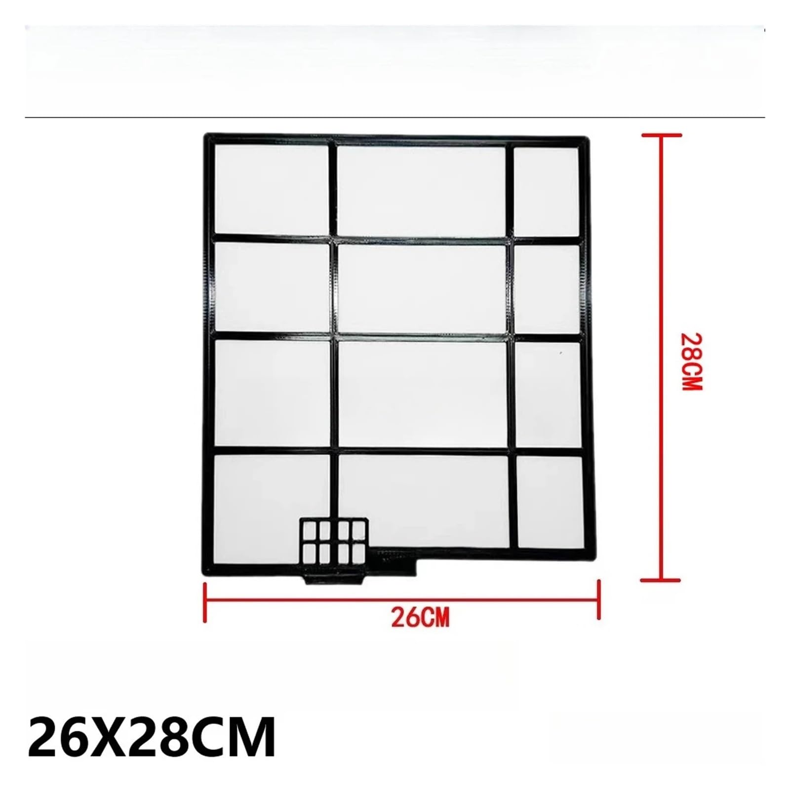 Filtro Del Condizionatore D'aria, Compatibile Con Panasonic, 26X28 Cm, Riutilizzabile