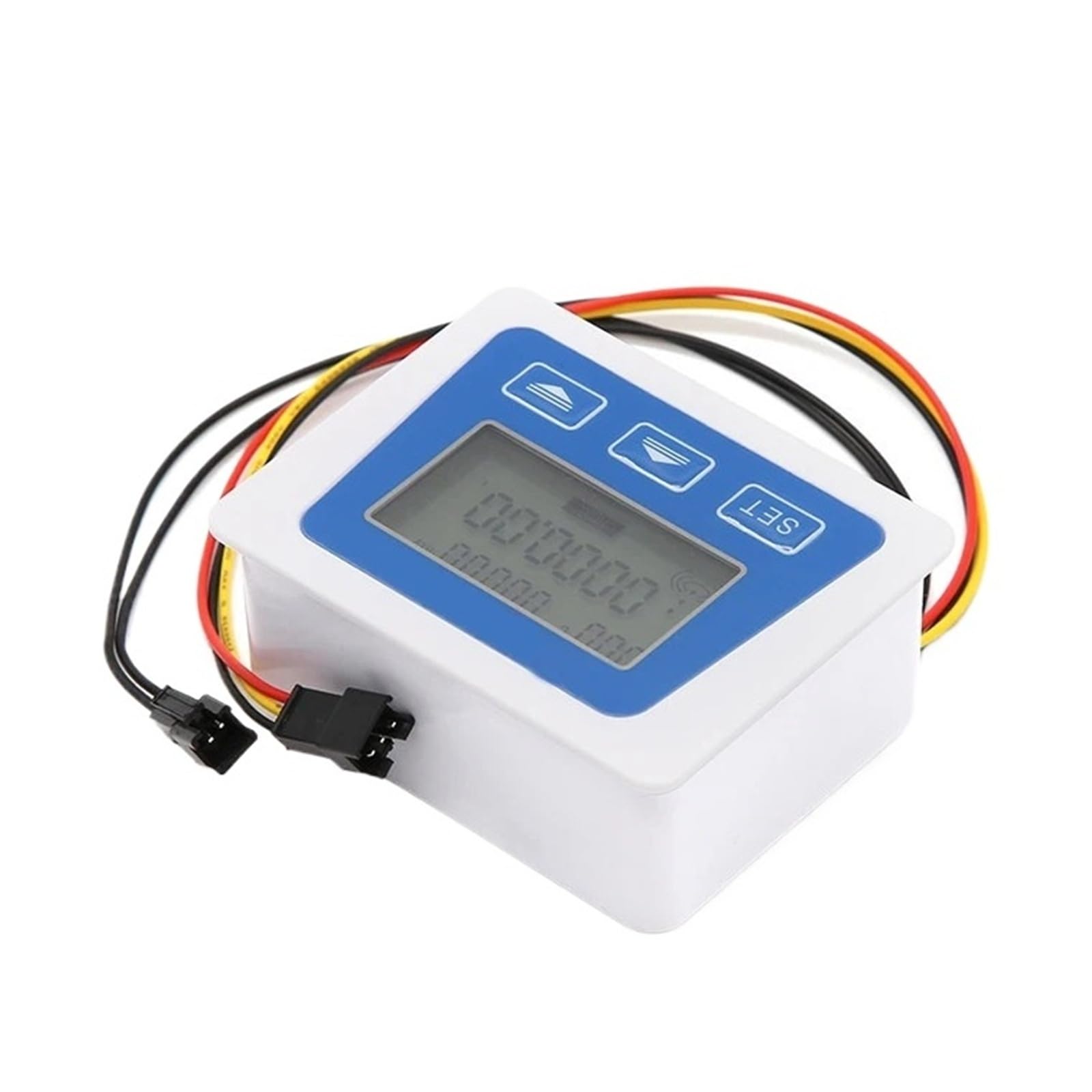 Débitmètre d'eau numérique avec écran LCD et affichage température sur pile