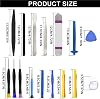 Mobile Phone Repair Tool Kit, 21PCS Open Repairing Disassembly Tools Professional Repair Precision Screwdriver Set Phone Screen Removal Cleaning Repair Kit Compatible with iPhone, iPad, Cellphone