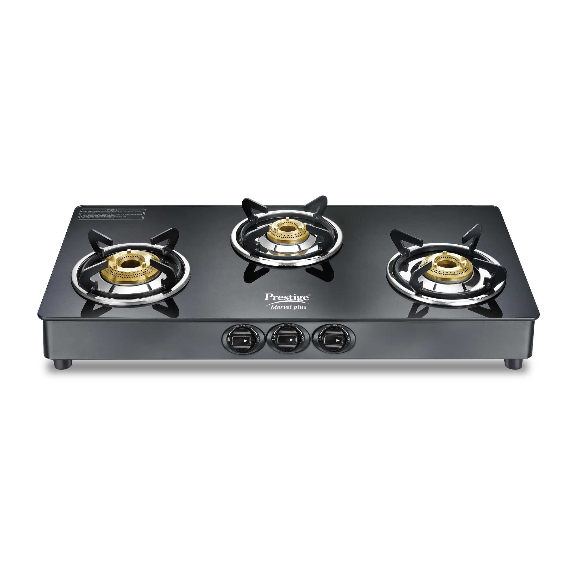 Prestige Marvel Plus 3 Liquefied Petroleum Gas Burner Glass Top,Gtm 03,Black,Manual Ignition (B086VY4XV5) Amazon Price History, Amazon Price Tracker