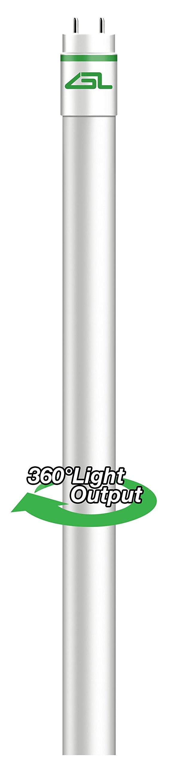 (Case of 25) Americas Green Line LED T5 Lamps, 4FT, 2856 Lumens, 4000K (Neutral White), 25W, Type A Ballast Friendly, Uses Existing T5 Ballast, Direct Fit, DLC Certified, NSF Certified