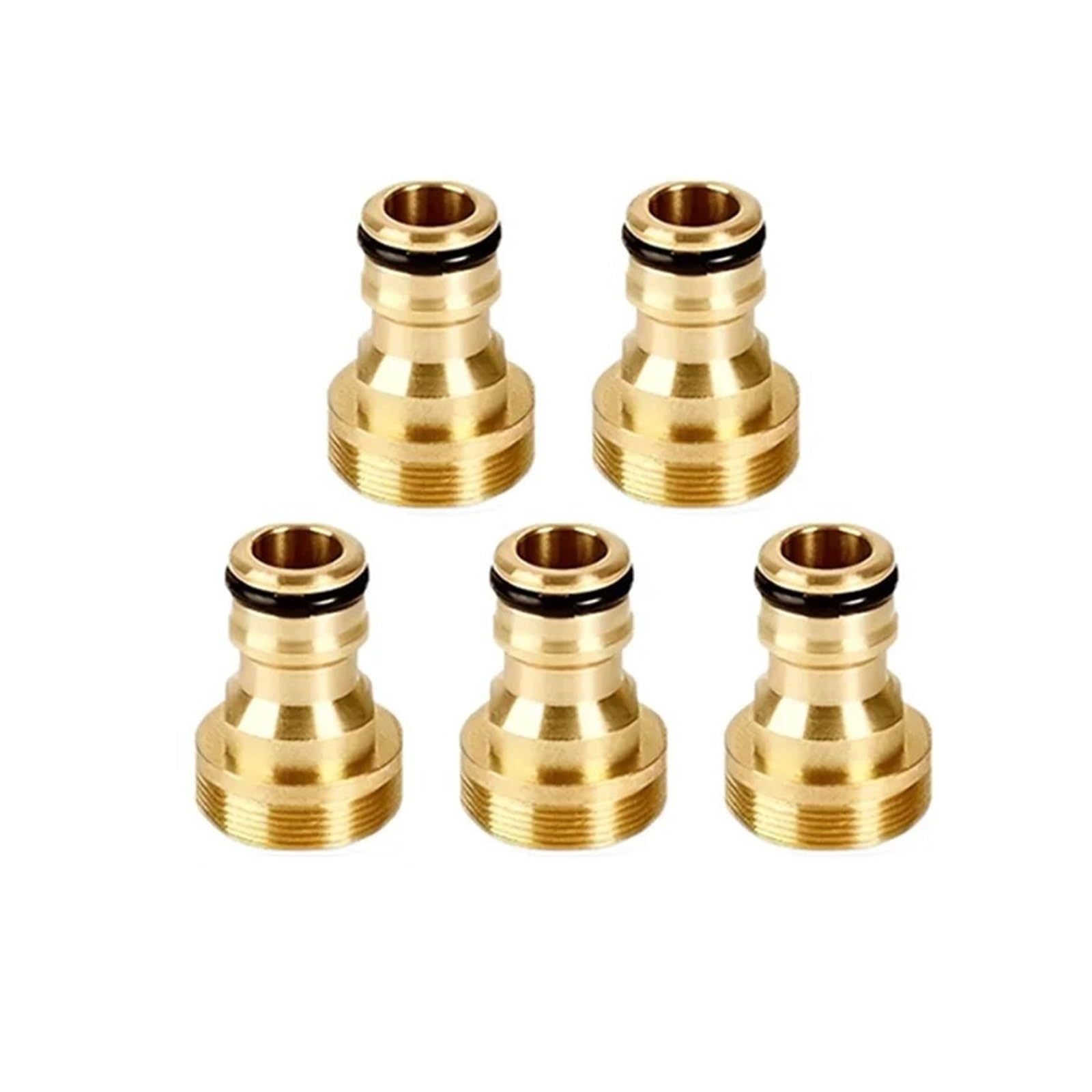 BNGDFDGH 1/3/5PCS Universal Tap Kitchen Adapters Hose Adaptor Basin Garden Watering Fittings Pipe Joiner Tool Home Replacement Accessory(5PCS)
