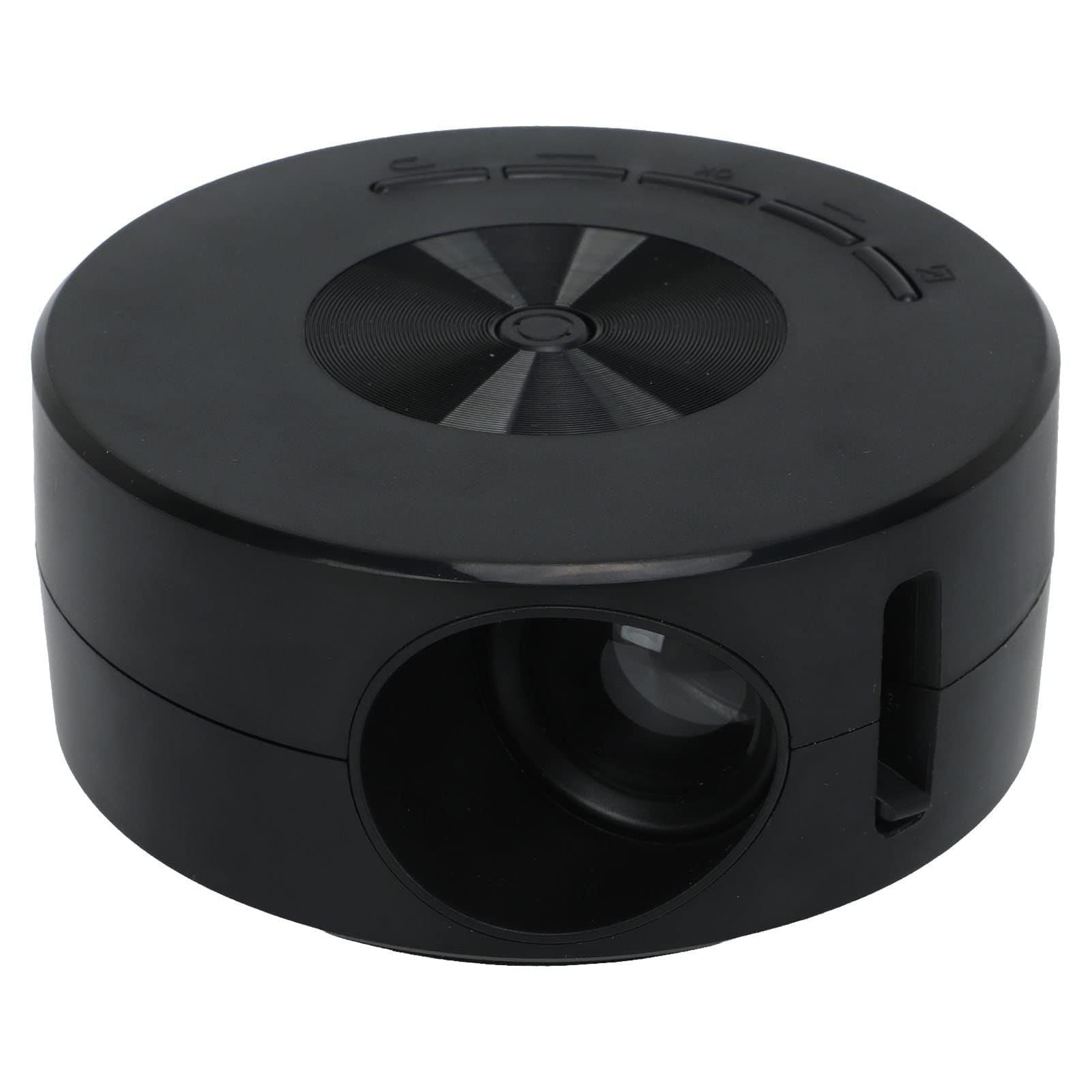 Mini Proiettore, Alimentazione USB Mini Tascabile 1920X1080 Proiettore Portatile per Protezione degli Occhi, Proiettore con Altoparlante Integrato con Controllo Remoto, per Famiglia, Laptop