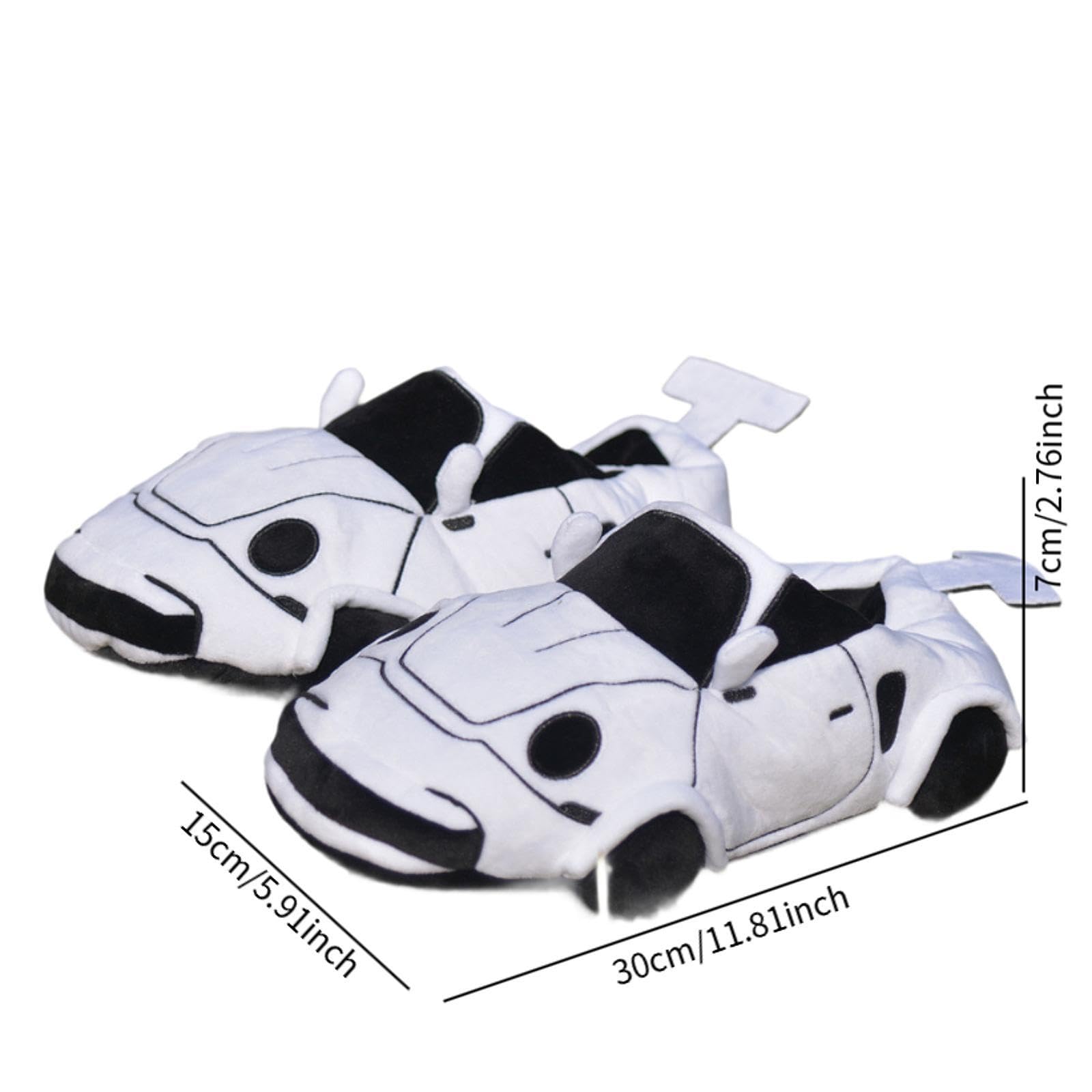 predolo Pantuflas Familiares con Forma de Coche para Uso en Interiores, Regalos Navideños