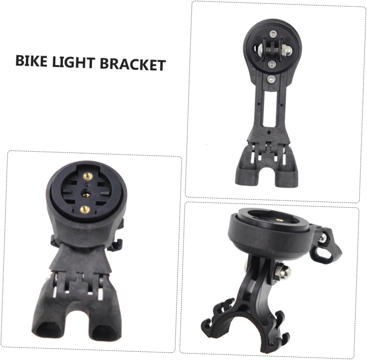 BESPORTBLE 2pcs Bike Computer Holder for Wahoo Giant Sturdy Carbon Fiber Bracket Stopwatch Holder Bike Lamp Extension Mount GPS Accessories for Outdoor Riding