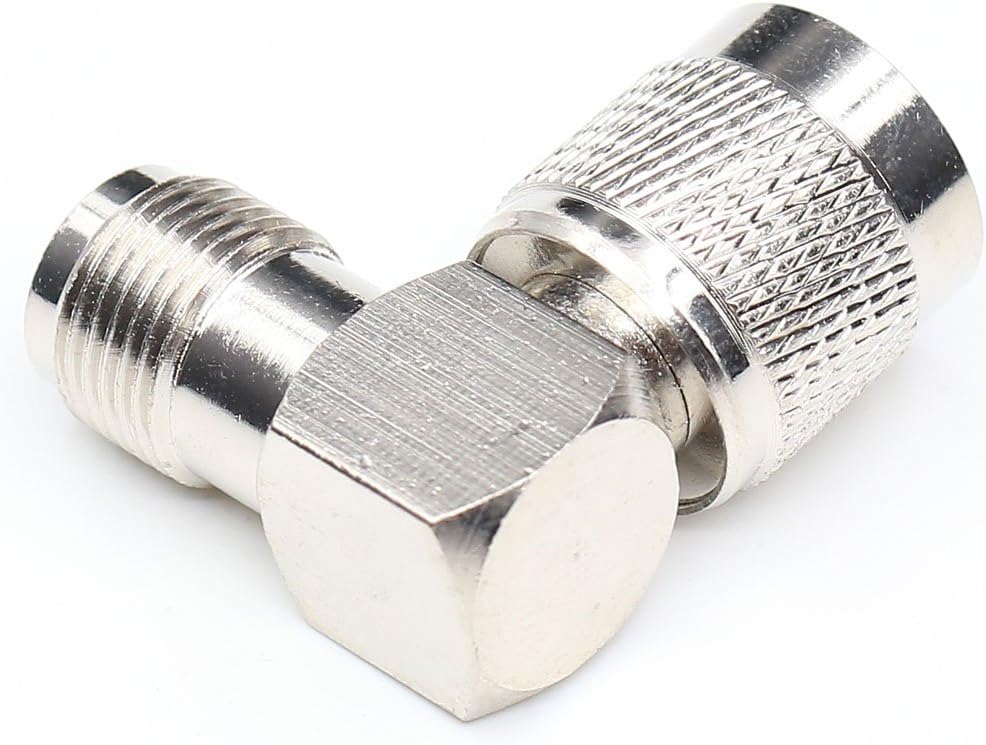 ANHAN Right Angle TNC Male to Female Adapter RF 90 Degree Coax Connector L Type TNC Connectors (5Packs)