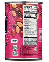 Vista 4 de Westbrae Natural Frijoles de chile orgánicos, sin sal añadida, 15 onzas (paquete de 12)