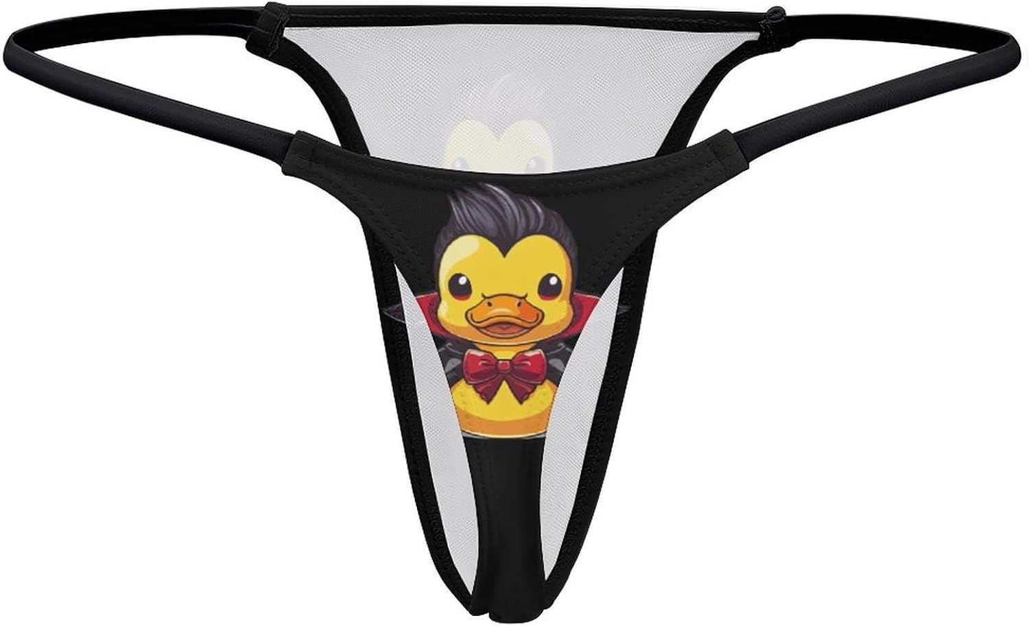 Cloak Rubber Duck Thongs for Women Underwear G-String Panties | Breathable,Low Rise Panties,T-back,Sexy,Briefs,No Show Thongs