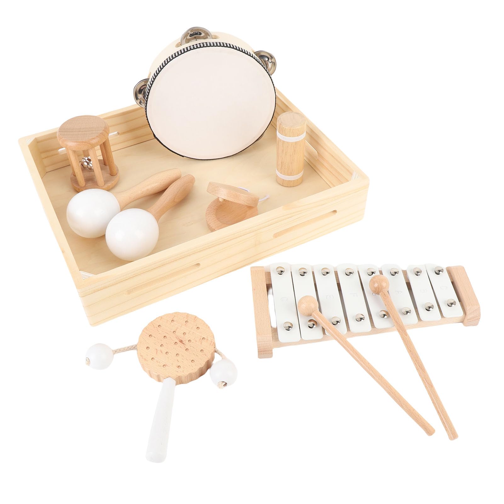 Instrumenty Muzyczne dla Dzieci, Najwyższej Jakości Drewniany materiał Bezpieczny dla Małych Dzieci Instrumenty Perkusyjne do Wczesnej Nauki , Drewniane Zabawki Muzyczne Małych z Różnymi