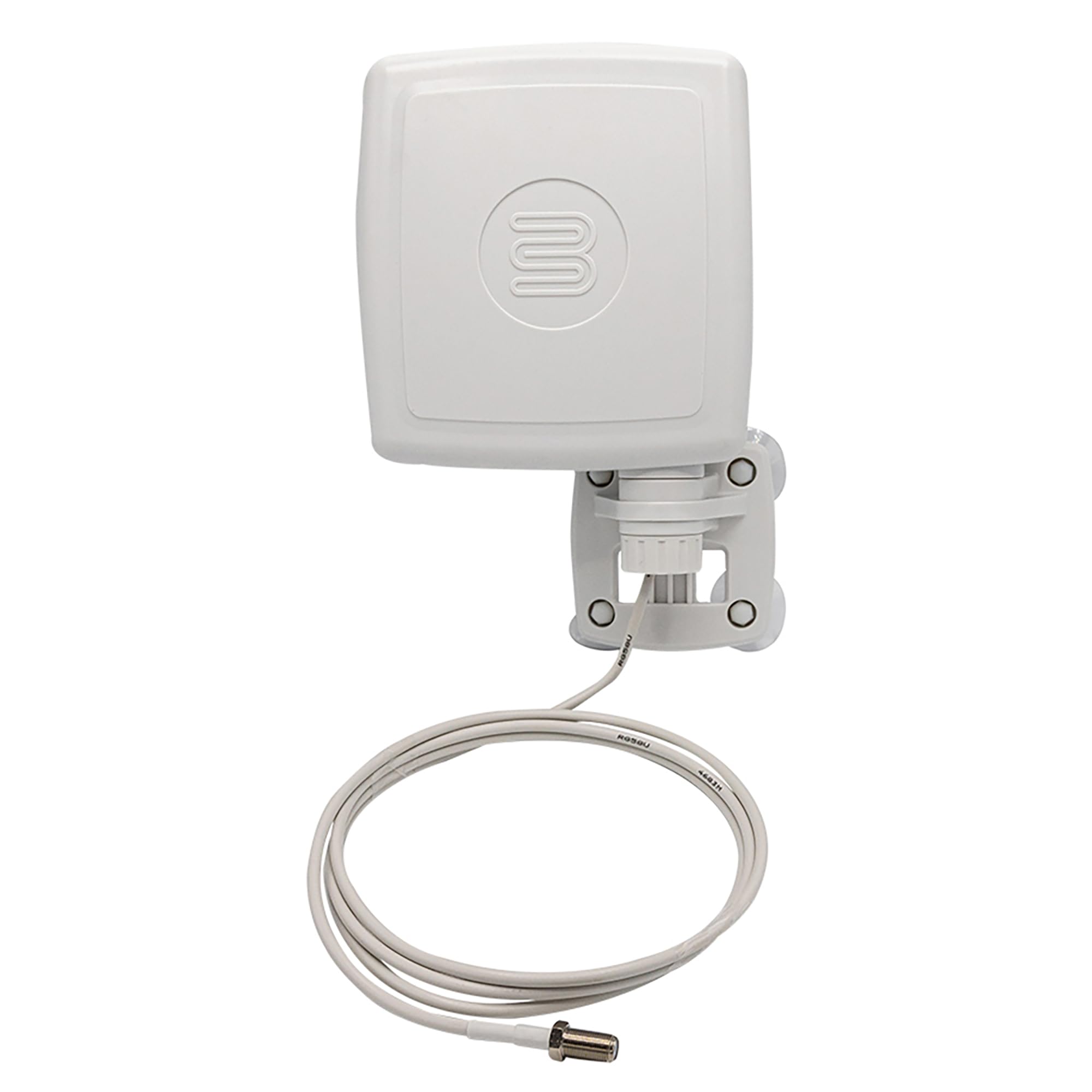 Bolton Technical Beacon 4G | Directional Cellular Antenna | F-female Connector | Covers 698-2700 MHz | Up to 7 dBi Gain | Suction Cup Mount | All Carrier Support | 6 ft cable