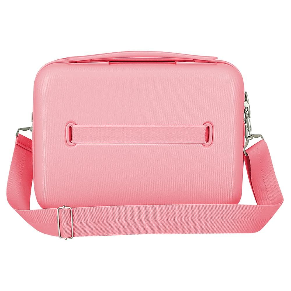 Joumma Disney Stitch You & Me Trousse de Toilette Adaptable Rose 29x21x15 cm Rigide ABS 9.1L 0.8 kgs