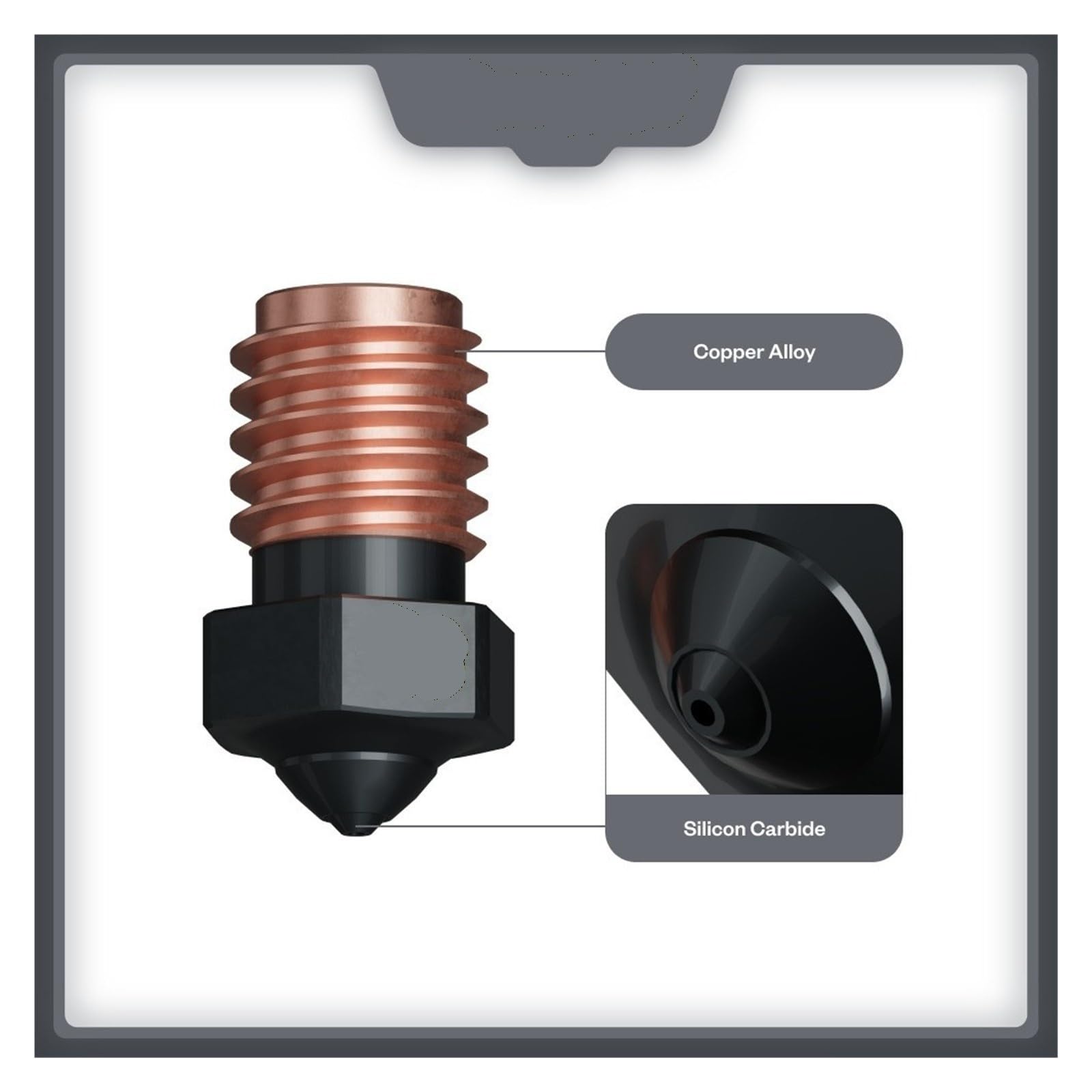 Buse en carbure de silicium V6, compatible avec Phaetus Voron VzBoT