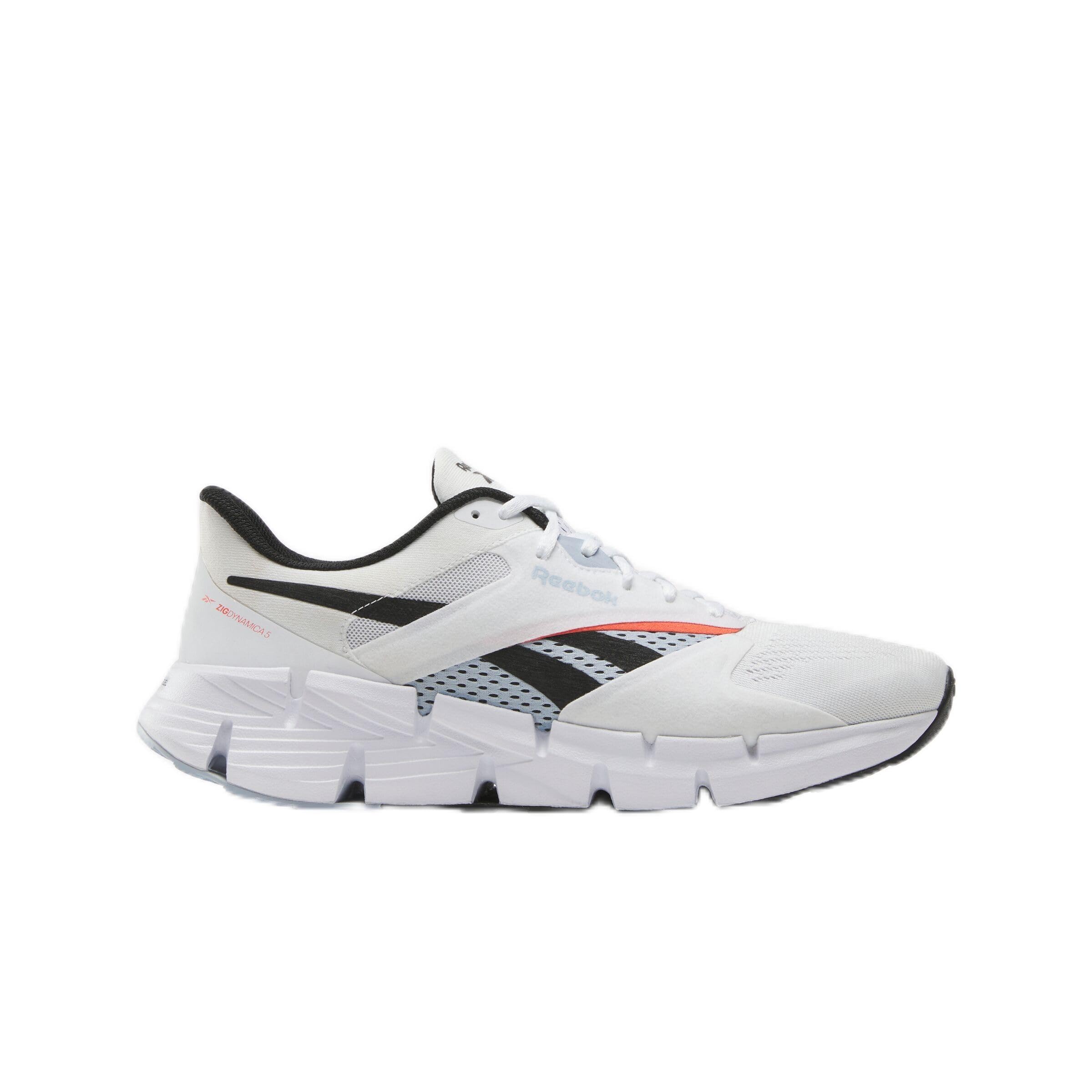 Reebok Unisex Adult Zig DYNAMICA 5 FTWWHT/CBLACK/DYNRED 8.5