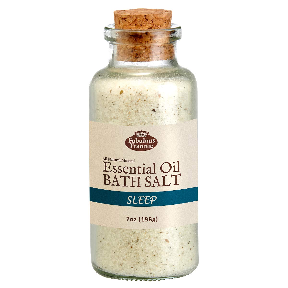 Fabulous FrannieSleep Therapeuic Mineral Bath Salt - 9oz Made with Pure Essential Oils