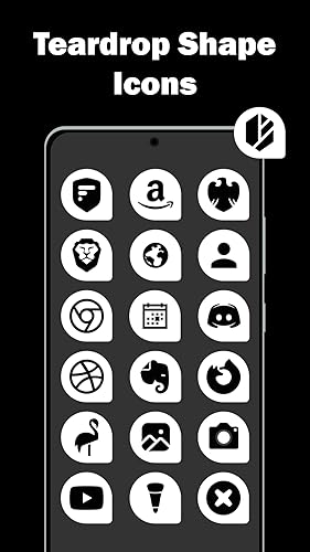 Teardrop White - Icon Pack