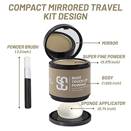 SOVONCARE Hairline Powder - Root Touch Up & Gray Hair Concealer for Men and Women, Instantly Covers Thinning Hair and Bald Spots, Natural-Looking Coverage Gray