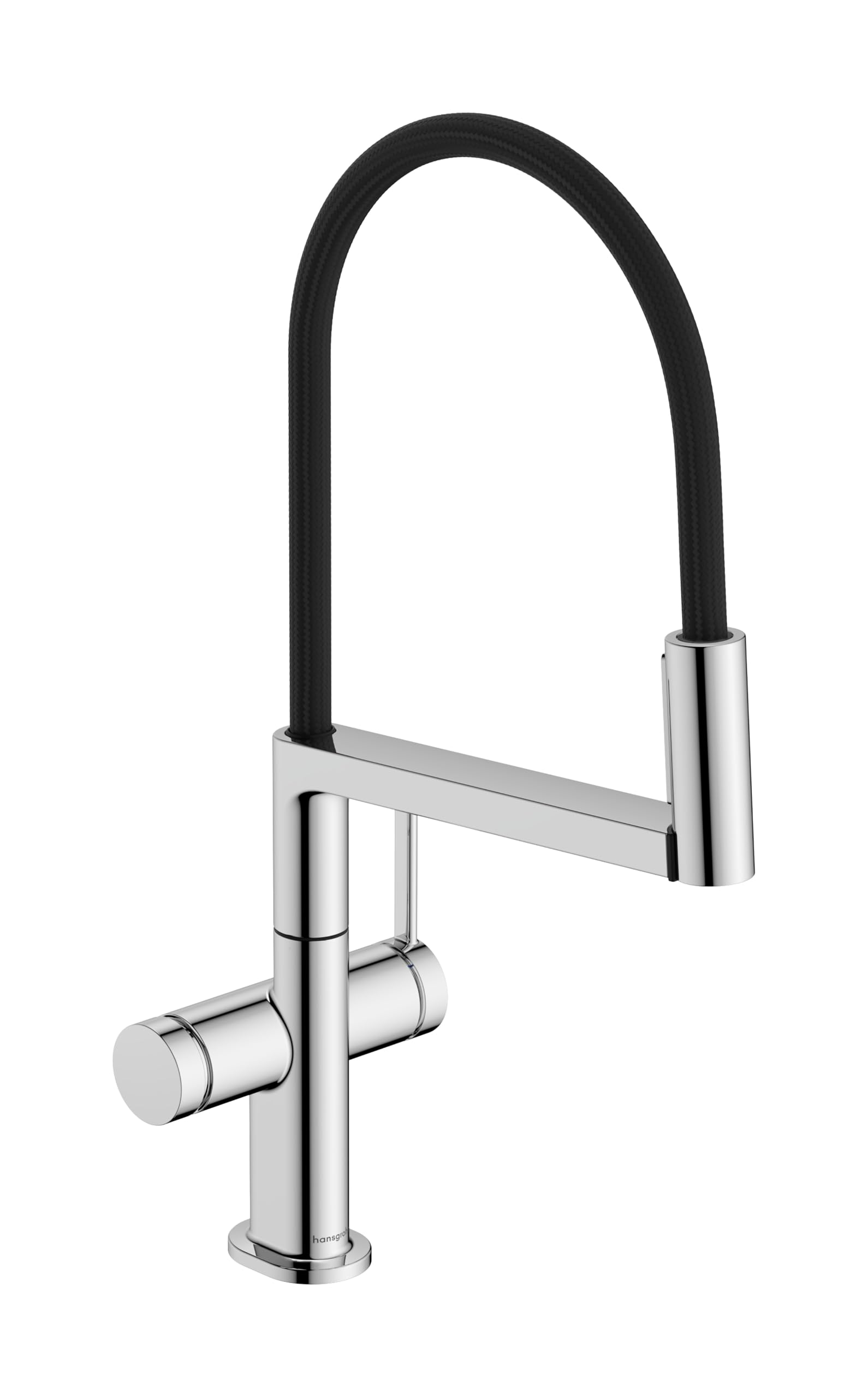 hansgrohe Talis Select M54 PowderSpray - Küchenarmatur mit Brause ausziehbar, SemiPro, 3 Strahlarten, Wasserhahn Küche mit Auslaufhöhe 210 mm, Mischbatterie Küche 360° schwenkbar, Chrom, 72861000