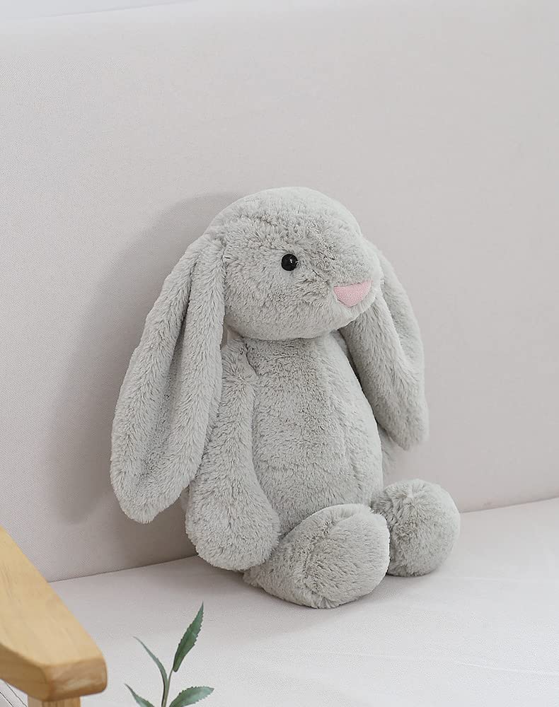 dapnha Beige Stuffed Bunny - Adorable Plush Companion for Cuddles & Playtime. Soft & Huggable with Lifelike Features. Ideal Gift for Kids (Beige 15.8")