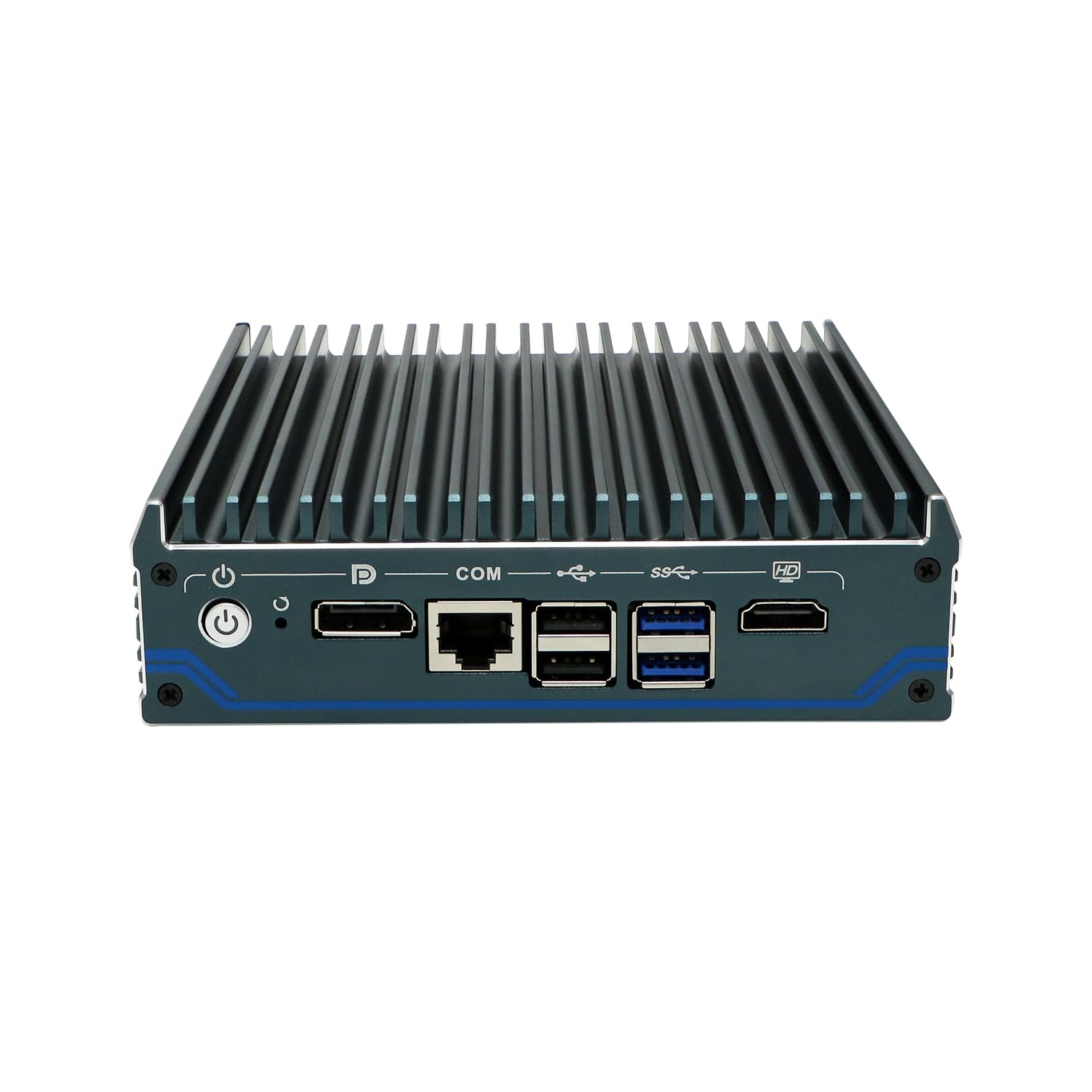 HUNSN Micro Firewall Appliance Mini PC pFsense Mikrotik OPNsense VPN Router PC N100 RX17 AES-NI SIM Slot COM 4 x 2.5GbE I225-V B3 HDMI DP TPM2.0 Vesa Mount 4G RAM 64G SSD RX17-N100-464