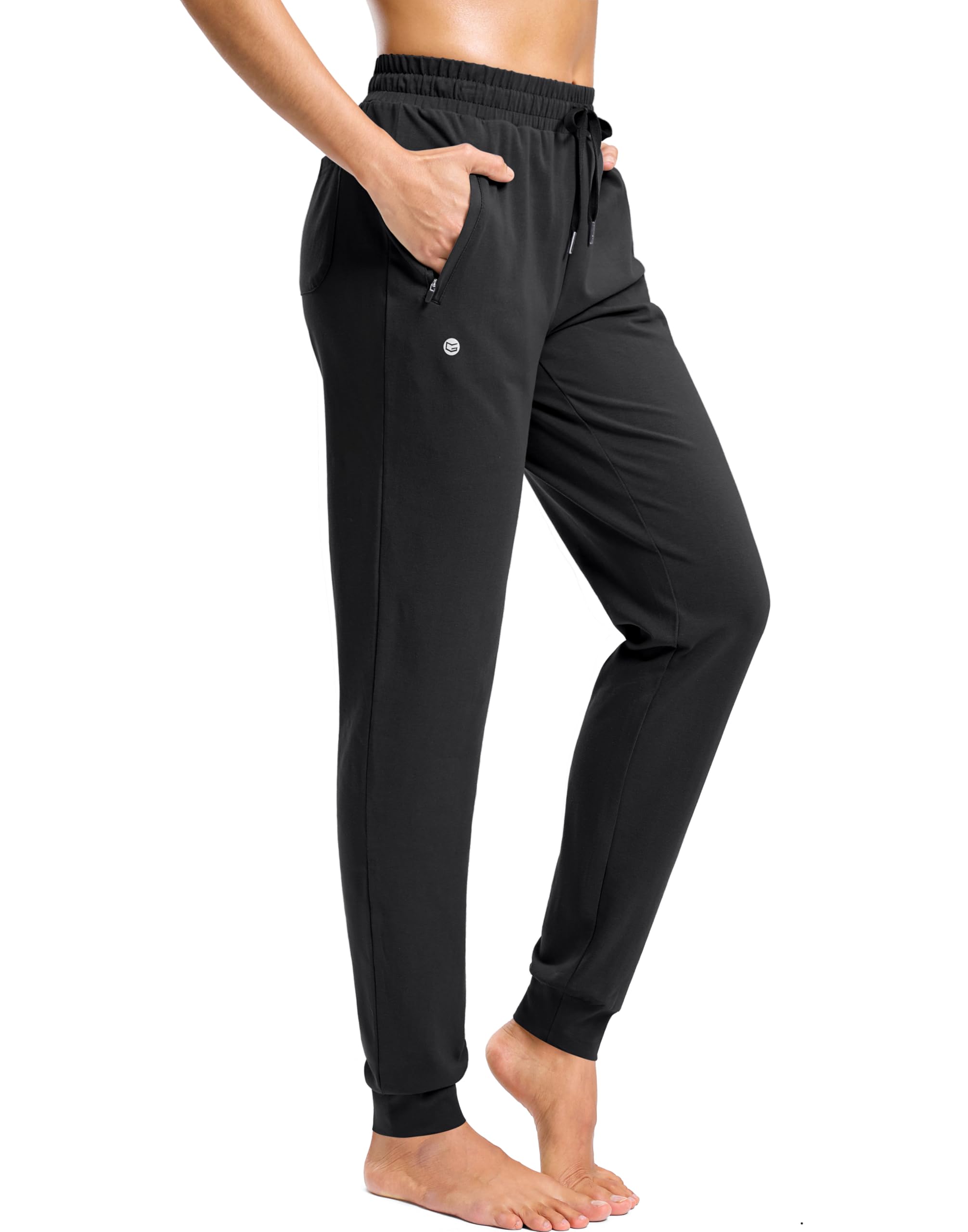 Women's Tall Sweatpants 30/32/34" Cotton Joggers with Pockets