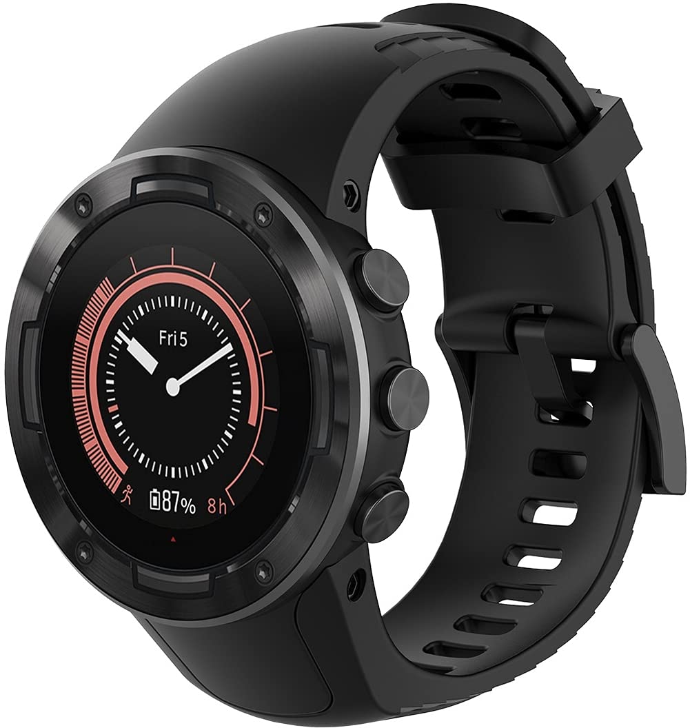 Bracelet Silicone Respirant Compatible Suunto 5 - Quick Release NO230508 Chaînefo