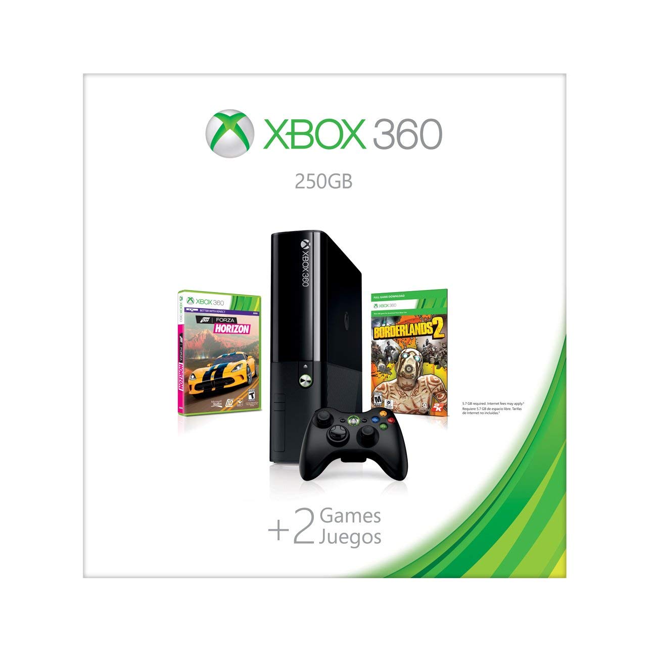 XBOX360　250GB Amazon.com: Microsoft Xbox 360 S 250GB System (Renewed