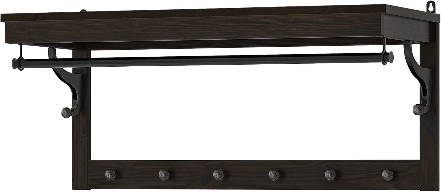 IKEA HEMNES hat Rack, 85 cm, BlackBrown Amazon.co.uk Home & Kitchen