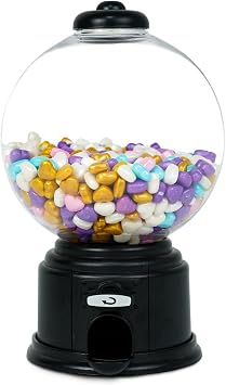 YOBRO Mini Sweet Treat Vending Machine, Adorable Desktop Candy Dispenser - The Perfect Creative Gift for Friends Chocolate and Snack Stash Black
