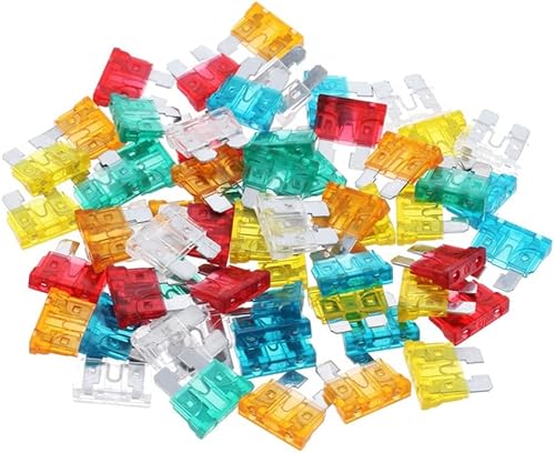 Juego surtido de 36 fusibles de cuchilla de automóvil, fusibles de repuesto para automóviles, lanchas, camiones, SUV, automotrices (7.5A, 10A, 15A, disponible en Yaxa Costa Rica