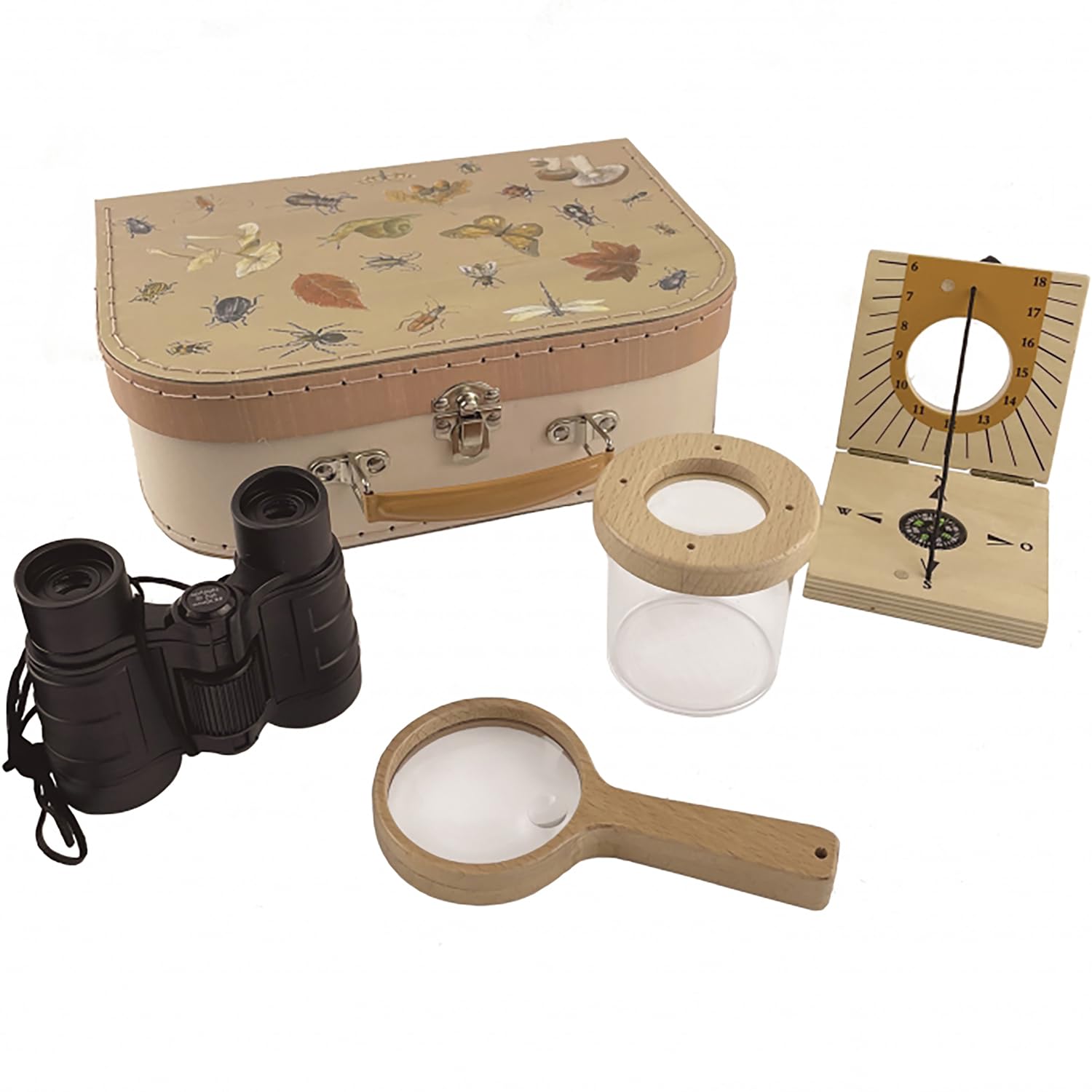 Kit Exploration Enfant Pathfinder - Jumelles, Loupe, Filet - Pour Aventures En Extérieur