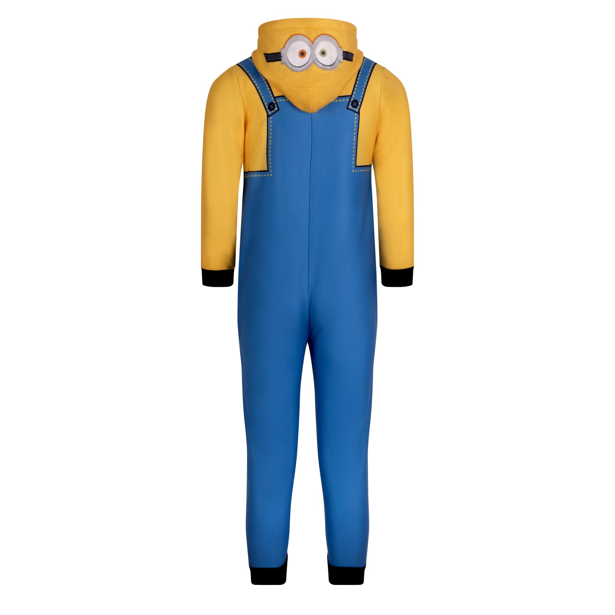 Minions, Costume Morbido Tutina con Cappuccio per Bambini, Yellow/Blue, Giallo