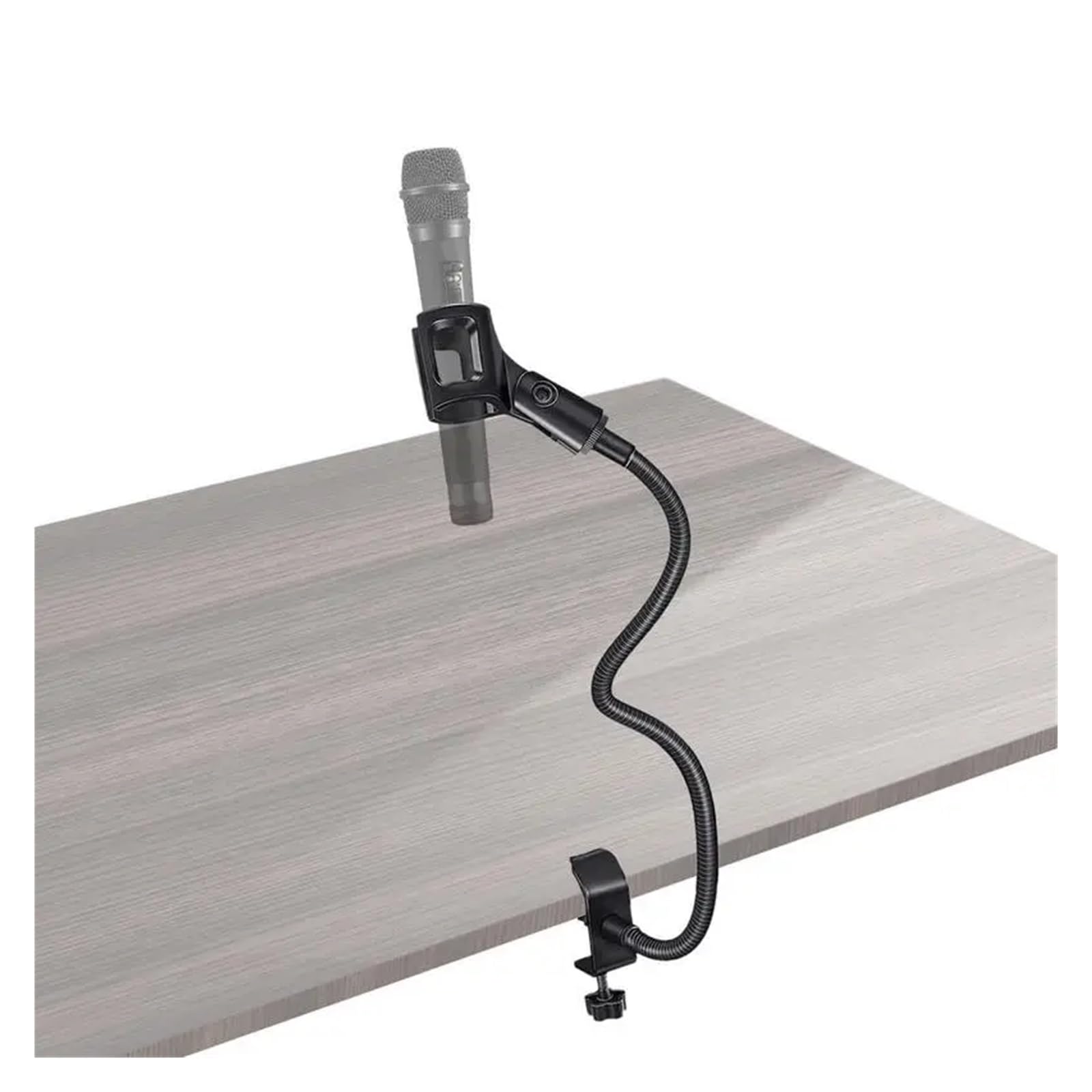 JMORCO Microfoon Stand 360 Verstelbare Bureau Mic Stand Desktop Microfoon Arm Klem Flexibele Zwanenhals Mic Houder telefoon Stand (Mobiele telefoon houder