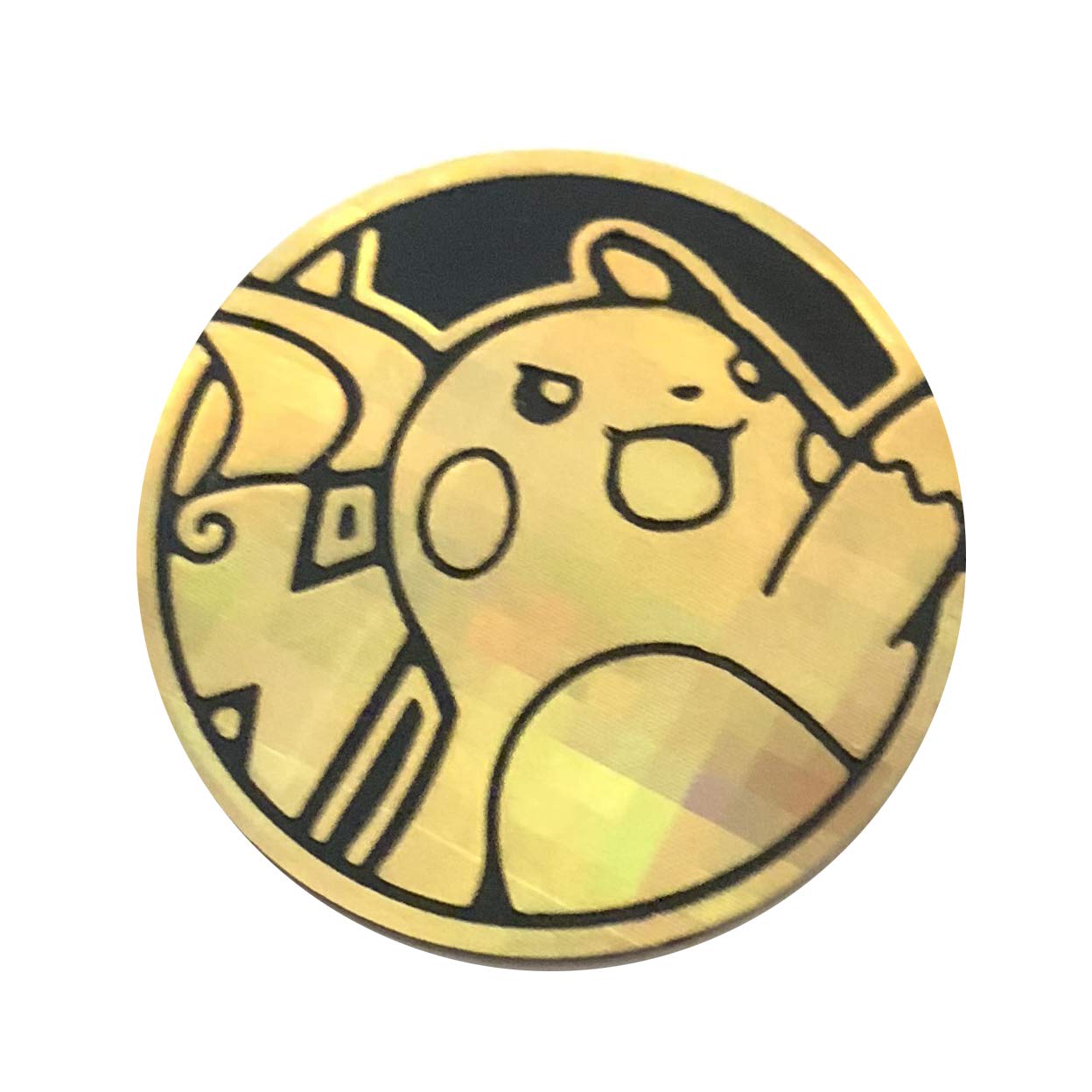 Amazon.com: Official Pokemon Coin - Raichu - Holo FOIL Shiny