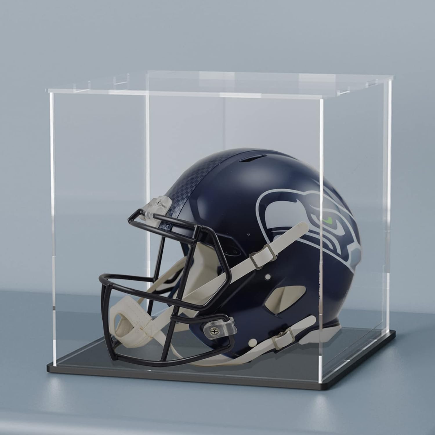 Premium Acrylic Display Box with Black Base | Transparent Dust-Resistant Cube for Toys, Models & Memorabilia (12x12x12 inch)-image-7