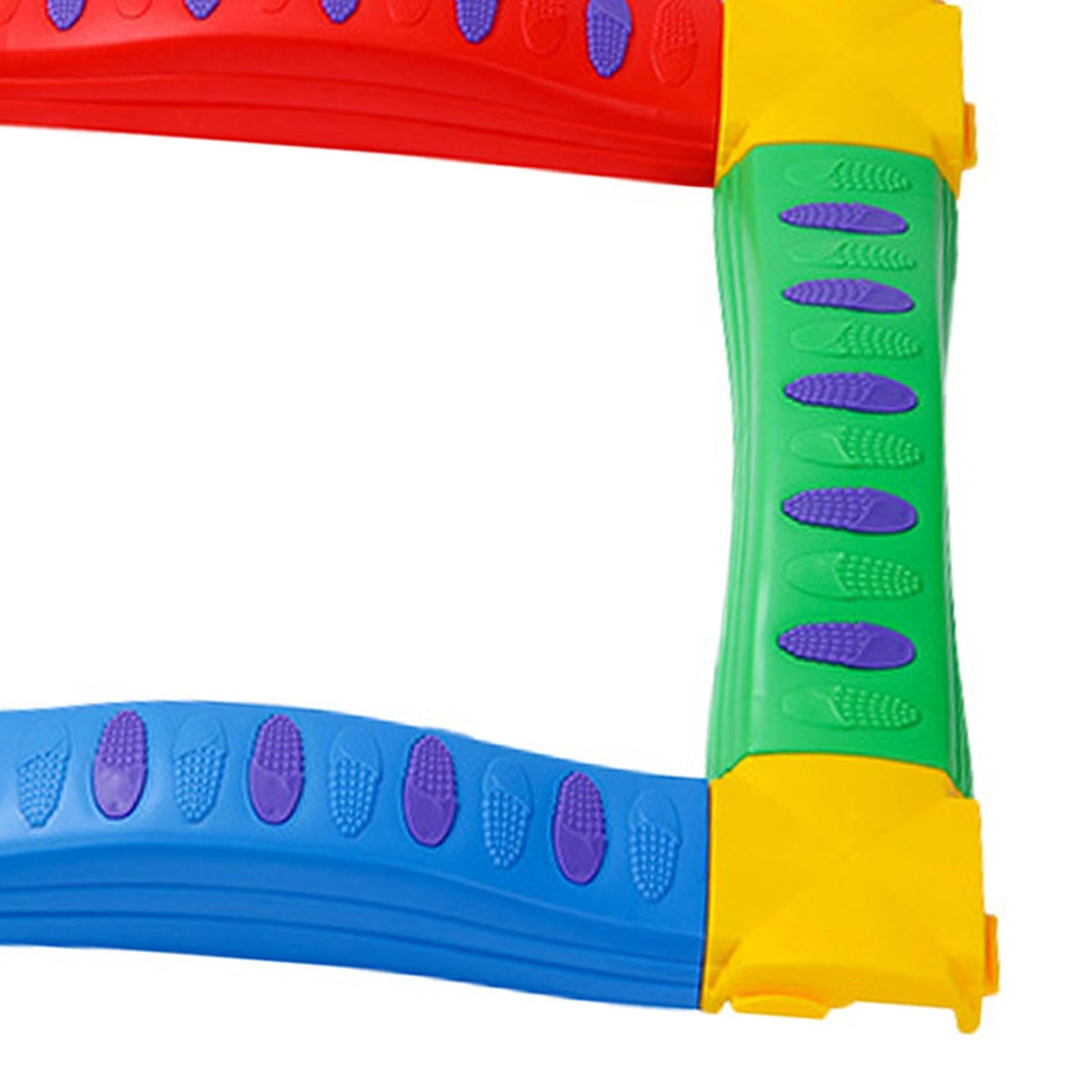 Giocattolo per L'allenamento Dell'equilibrio E della Coordinazione dei Bambini con Gradini a Incastro, 4 Dritto 4 Molo